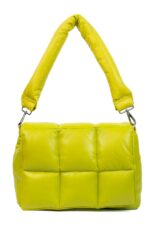 PUFFER BAG TOTE LIME
